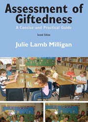 cover for Julie Lamb Milligan's Assessment of Giftedness A Concise and Practical Guide Second Edition