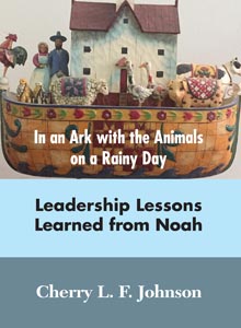 cover art of Cherry L. F. Johnson's In an Ark with Animals on a Rainy Day